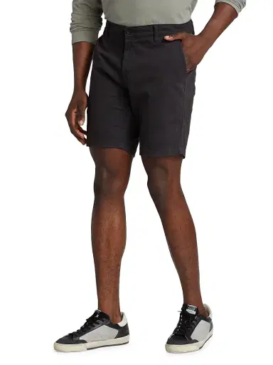 AG Jeans Men's Wanderer Twill Shorts - Super Black | Thumbnail 4 AG Jeans Men's Wanderer Twill Shorts - Super Black | Thumbnail 4