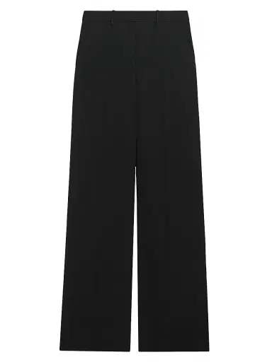 Theory Women's Relaxed Straight-Fit Trousers - Black | Thumbnail 1 Theory Women's Relaxed Straight-Fit Trousers - Black | Thumbnail 1