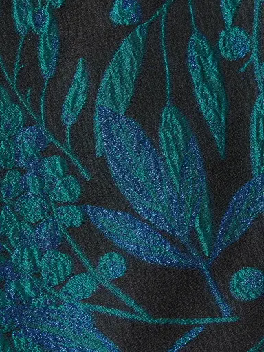 Lilly Pulitzer Women's Lolina Brocade Romper - Deep Lagoon | Thumbnail 6 Lilly Pulitzer Women's Lolina Brocade Romper - Deep Lagoon | Thumbnail 6