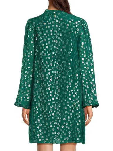 Lilly Pulitzer Women's Lauralyn Silk Dress - Villa Green | Thumbnail 5 Lilly Pulitzer Women's Lauralyn Silk Dress - Villa Green | Thumbnail 5