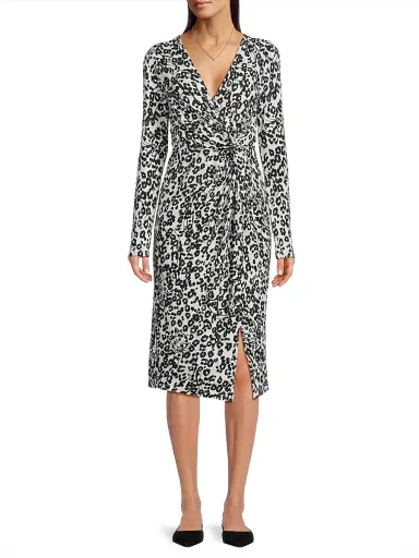 Lilly Pulitzer Women's Odella V-Neck Midi-Dress - Coconut | Thumbnail 3 Lilly Pulitzer Women's Odella V-Neck Midi-Dress - Coconut | Thumbnail 3