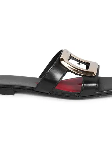 Roger Vivier Women's New Metal Buckle Leather Sandals - Cuoio | Thumbnail 20 Roger Vivier Women's New Metal Buckle Leather Sandals - Cuoio | Thumbnail 20