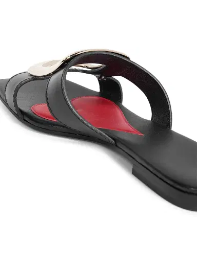 Roger Vivier Women's New Metal Buckle Leather Sandals - Cuoio | Thumbnail 22 Roger Vivier Women's New Metal Buckle Leather Sandals - Cuoio | Thumbnail 22