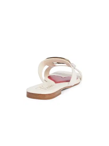 Roger Vivier Women's New Metal Buckle Leather Sandals - Cuoio | Thumbnail 8 Roger Vivier Women's New Metal Buckle Leather Sandals - Cuoio | Thumbnail 8