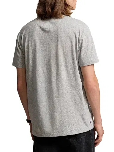 Polo Ralph Lauren Men's Graphic Cotton T-Shirt - Marle Heather | Thumbnail 4 Polo Ralph Lauren Men's Graphic Cotton T-Shirt - Marle Heather | Thumbnail 4