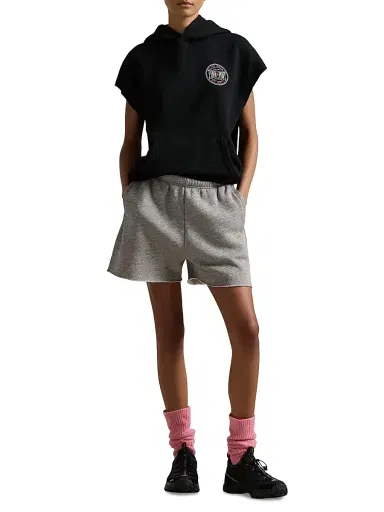 Polo Ralph Lauren Men's Unisex Pink Pony Vintage Fleece Sleeveless Hoodie | Thumbnail 2 Polo Ralph Lauren Men's Unisex Pink Pony Vintage Fleece Sleeveless Hoodie | Thumbnail 2