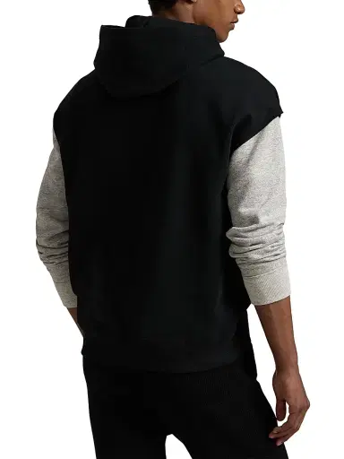 Polo Ralph Lauren Men's Unisex Pink Pony Vintage Fleece Sleeveless Hoodie | Thumbnail 4 Polo Ralph Lauren Men's Unisex Pink Pony Vintage Fleece Sleeveless Hoodie | Thumbnail 4