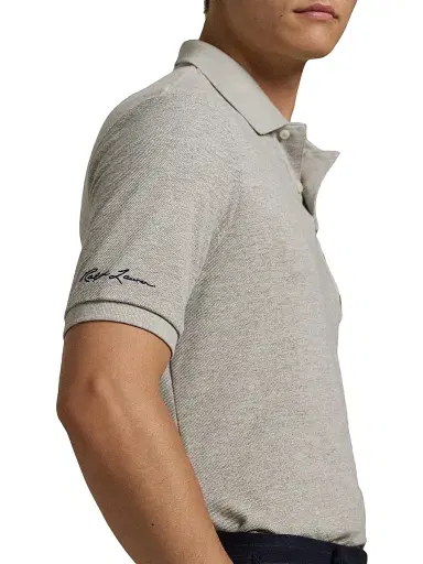 Polo Ralph Lauren Men's Yankees Mesh Polo Shirt - Loft Heather - Size XL | Thumbnail 5 Polo Ralph Lauren Men's Yankees Mesh Polo Shirt - Loft Heather - Size XL | Thumbnail 5