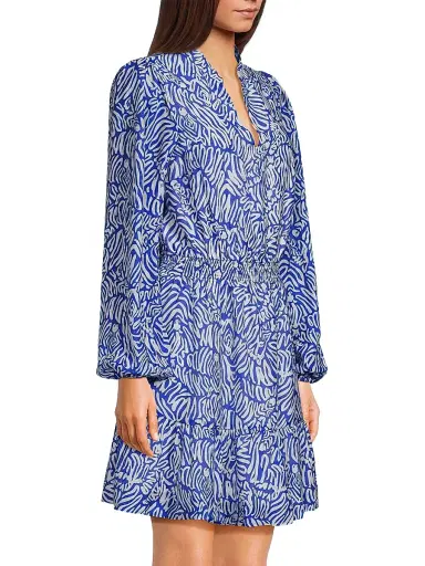 Lilly Pulitzer Women's Axton Split-Neck Dress | Thumbnail 4 Lilly Pulitzer Women's Axton Split-Neck Dress | Thumbnail 4
