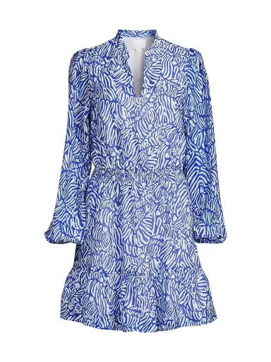 Lilly Pulitzer Women's Axton Split-Neck Dress | Thumbnail 1 Lilly Pulitzer Women's Axton Split-Neck Dress | Thumbnail 1