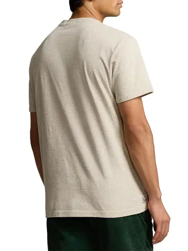 Polo Ralph Lauren Men's Logo Cotton T-Shirt - Cruise Navy | Thumbnail 4 Polo Ralph Lauren Men's Logo Cotton T-Shirt - Cruise Navy | Thumbnail 4