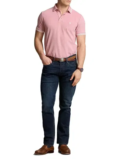 Polo Ralph Lauren Men's Stretch Mesh Polo Shirt - Adirondack Berry White - Size XXL | Thumbnail 2 Polo Ralph Lauren Men's Stretch Mesh Polo Shirt - Adirondack Berry White - Size XXL | Thumbnail 2