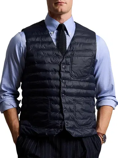 Polo Ralph Lauren Men's Terra Puffer Vest - Collection Navy | Thumbnail 3 Polo Ralph Lauren Men's Terra Puffer Vest - Collection Navy | Thumbnail 3
