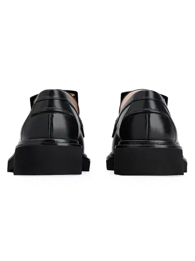 Roger Vivier Women's Viv Rangers Covered Buckle Leather Loafers - Nero | Thumbnail 3 Roger Vivier Women's Viv Rangers Covered Buckle Leather Loafers - Nero | Thumbnail 3