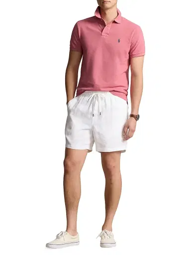 Polo Ralph Lauren Men's Basic Mesh Knit Polo Shirt | Thumbnail 2 Polo Ralph Lauren Men's Basic Mesh Knit Polo Shirt | Thumbnail 2