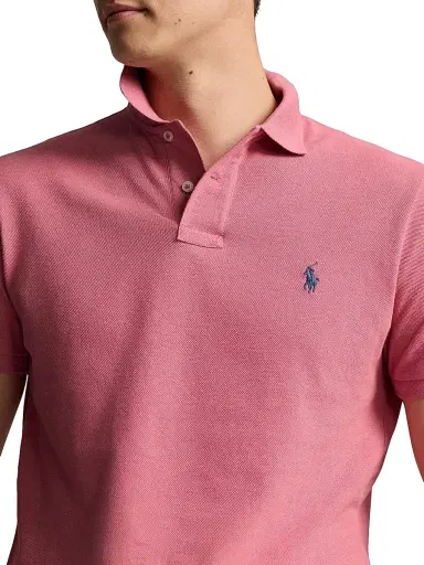 Polo Ralph Lauren Men's Basic Mesh Knit Polo Shirt | Thumbnail 5 Polo Ralph Lauren Men's Basic Mesh Knit Polo Shirt | Thumbnail 5