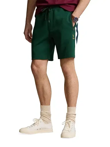 Polo Ralph Lauren Men's Mesh Knit Drawstring Shorts - Moss Agate Multi - Size Small | Thumbnail 3 Polo Ralph Lauren Men's Mesh Knit Drawstring Shorts - Moss Agate Multi - Size Small | Thumbnail 3