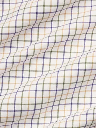 Polo Ralph Lauren Men's Tattersall Poplin Button-Down Shirt - Cream Olive Multi | Thumbnail 6 Polo Ralph Lauren Men's Tattersall Poplin Button-Down Shirt - Cream Olive Multi | Thumbnail 6