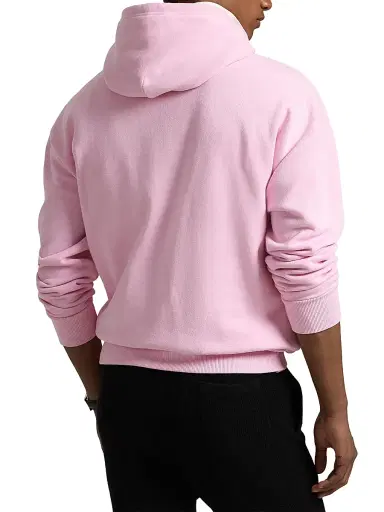Polo Ralph Lauren Men's Pink Pony Tech Fleece Hoodie - Course Pink | Thumbnail 4 Polo Ralph Lauren Men's Pink Pony Tech Fleece Hoodie - Course Pink | Thumbnail 4
