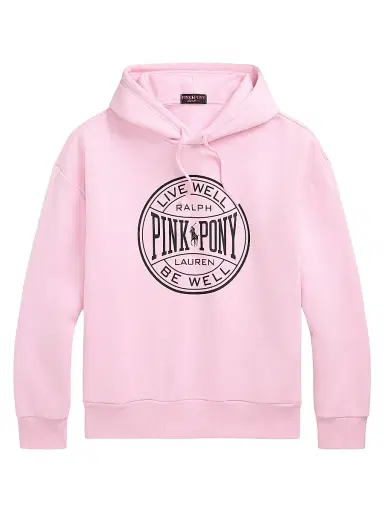 Polo Ralph Lauren Men's Pink Pony Tech Fleece Hoodie - Course Pink | Thumbnail 1 Polo Ralph Lauren Men's Pink Pony Tech Fleece Hoodie - Course Pink | Thumbnail 1