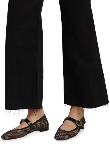 Veronica Beard Women's Taylor Denim Crop Wide-Leg Jeans | Thumbnail 6 Veronica Beard Women's Taylor Denim Crop Wide-Leg Jeans | Thumbnail 6