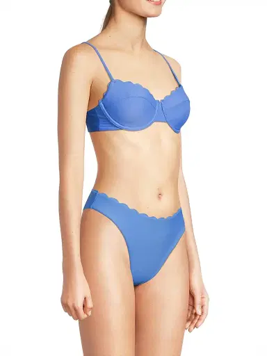 Ramy Brook Women's Leyla Scalloped Underwire Bikini Top - Serene Blue | Thumbnail 4 Ramy Brook Women's Leyla Scalloped Underwire Bikini Top - Serene Blue | Thumbnail 4