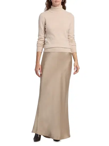 Saks Fifth Avenue Women's Cashmere Turtleneck Sweater - Creamy Heather - Size XL | Thumbnail 2 Saks Fifth Avenue Women's Cashmere Turtleneck Sweater - Creamy Heather - Size XL | Thumbnail 2