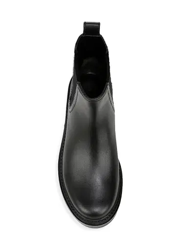 Vince Women's Pinecrest Leather Boots - Black | Thumbnail 4 Vince Women's Pinecrest Leather Boots - Black | Thumbnail 4