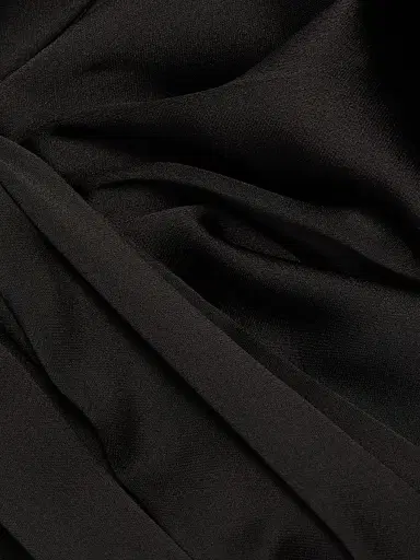 Ramy Brook Women's Talon Satin Plunge Midi-Dress - Black | Thumbnail 7 Ramy Brook Women's Talon Satin Plunge Midi-Dress - Black | Thumbnail 7