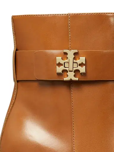 Tory Burch Women's T-Lock 80MM Leather Ankle Boots - Sierra Cognac - Size 9.5 | Thumbnail 3 Tory Burch Women's T-Lock 80MM Leather Ankle Boots - Sierra Cognac - Size 9.5 | Thumbnail 3