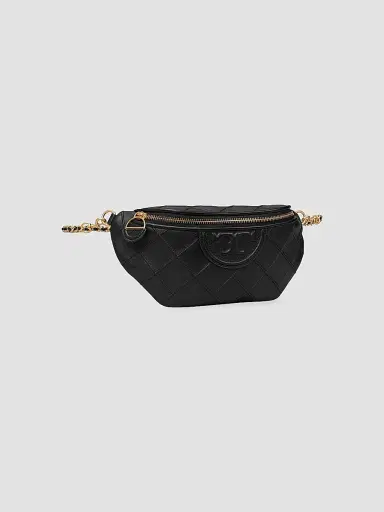 Tory Burch Women's Fleming Nappa Leather Belt Bag - New Cream | Thumbnail 2 Tory Burch Women's Fleming Nappa Leather Belt Bag - New Cream | Thumbnail 2