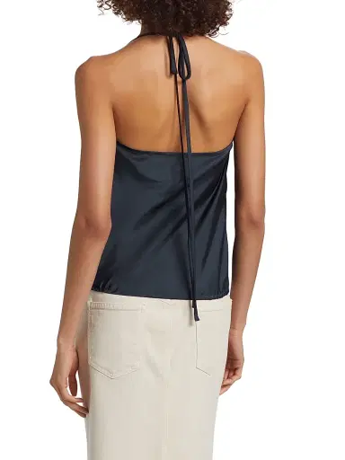 Ramy Brook Women's Hettie Halterneck Top - Navy | Thumbnail 5 Ramy Brook Women's Hettie Halterneck Top - Navy | Thumbnail 5