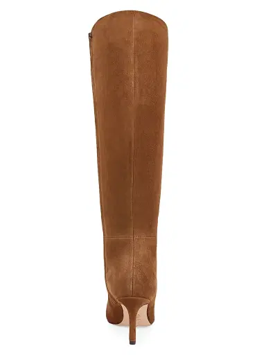 Veronica Beard Women's Lisa 70MM Tall-Shaft Suede Boots - Chestnut | Thumbnail 3 Veronica Beard Women's Lisa 70MM Tall-Shaft Suede Boots - Chestnut | Thumbnail 3