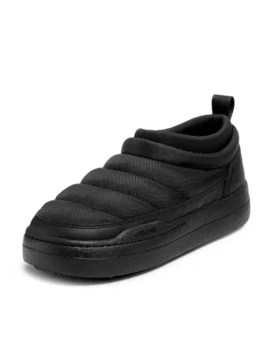Moon Boot Men's Park Soft Nylon Slip-On Shoes - Black | Thumbnail 2 Moon Boot Men's Park Soft Nylon Slip-On Shoes - Black | Thumbnail 2