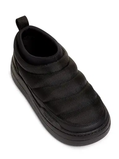 Moon Boot Men's Park Soft Nylon Slip-On Shoes - Black | Thumbnail 4 Moon Boot Men's Park Soft Nylon Slip-On Shoes - Black | Thumbnail 4