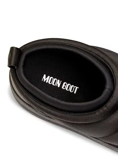 Moon Boot Men's Park Soft Nylon Slip-On Shoes - Black | Thumbnail 5 Moon Boot Men's Park Soft Nylon Slip-On Shoes - Black | Thumbnail 5