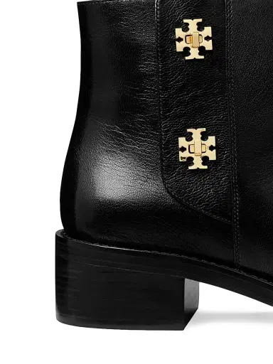 Tory Burch Women's T-Lock Leather Ankle Boots - Perfect Black - Size 9 | Thumbnail 3 Tory Burch Women's T-Lock Leather Ankle Boots - Perfect Black - Size 9 | Thumbnail 3