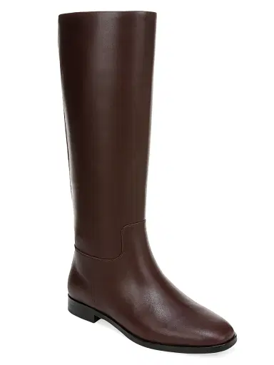 Vince Women's Margaret Wide-Calf Leather Boots - Ganache | Thumbnail 2 Vince Women's Margaret Wide-Calf Leather Boots - Ganache | Thumbnail 2