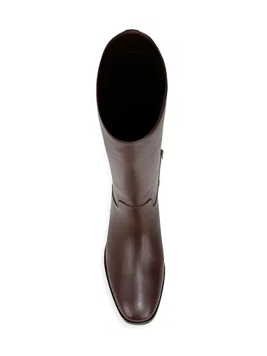 Vince Women's Margaret Wide-Calf Leather Boots - Ganache | Thumbnail 4 Vince Women's Margaret Wide-Calf Leather Boots - Ganache | Thumbnail 4