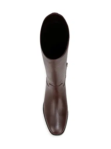 Vince Women's Margaret 20MM Leather Tall Boots - Black | Thumbnail 4 Vince Women's Margaret 20MM Leather Tall Boots - Black | Thumbnail 4