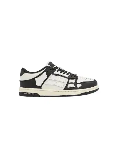 AMIRI Women's Skel Top Low Leather Sneakers - Black White - Size 7 | Thumbnail 1 AMIRI Women's Skel Top Low Leather Sneakers - Black White - Size 7 | Thumbnail 1