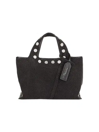 3.1 Phillip Lim Women's Mini Market Studded Denim Tote Bag - Washed Black | Thumbnail 1 3.1 Phillip Lim Women's Mini Market Studded Denim Tote Bag - Washed Black | Thumbnail 1