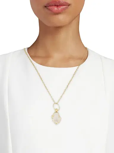 Temple St. Clair Women's Florence86 18K Yellow Gold, Crystal & Diamond Bee Amulet - Yellow Gold | Thumbnail 2 Temple St. Clair Women's Florence86 18K Yellow Gold, Crystal & Diamond Bee Amulet - Yellow Gold | Thumbnail 2
