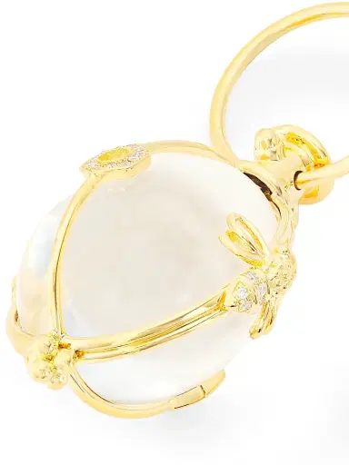Temple St. Clair Women's Florence86 18K Yellow Gold, Crystal & Diamond Bee Amulet - Yellow Gold | Thumbnail 3 Temple St. Clair Women's Florence86 18K Yellow Gold, Crystal & Diamond Bee Amulet - Yellow Gold | Thumbnail 3