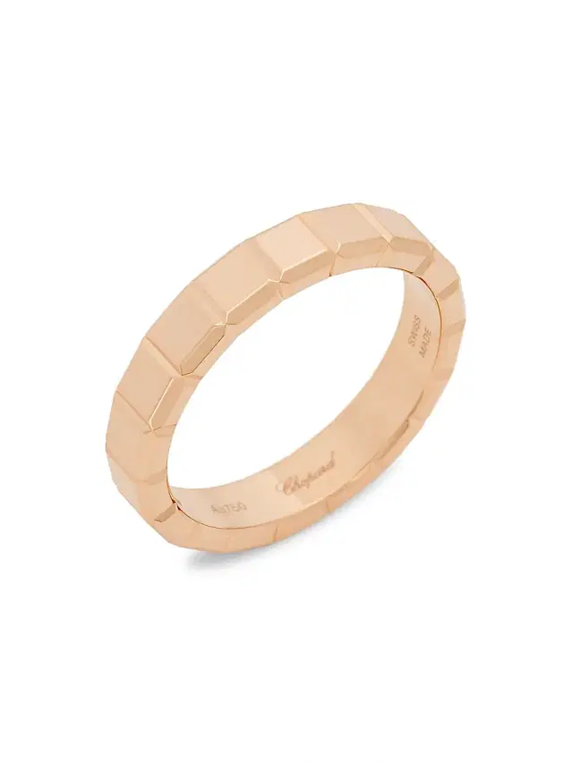 Women's Ice Cube 18K Rose Gold Ring - Rose Gold Women's Ice Cube 18K Rose Gold Ring - Rose Gold