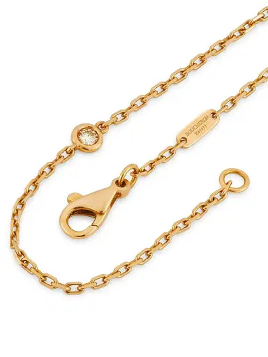 Boucheron Women's Couture Pendant Pompon 18K Rose Gold & 6.3 TCW Diamond Necklace - Pink Gold | Thumbnail 4 Boucheron Women's Couture Pendant Pompon 18K Rose Gold & 6.3 TCW Diamond Necklace - Pink Gold | Thumbnail 4
