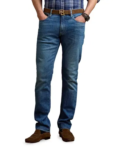 Ralph Lauren Purple Label Men's Stretch Slim-Fit Jeans - Indigo Horizon | Thumbnail 3 Ralph Lauren Purple Label Men's Stretch Slim-Fit Jeans - Indigo Horizon | Thumbnail 3