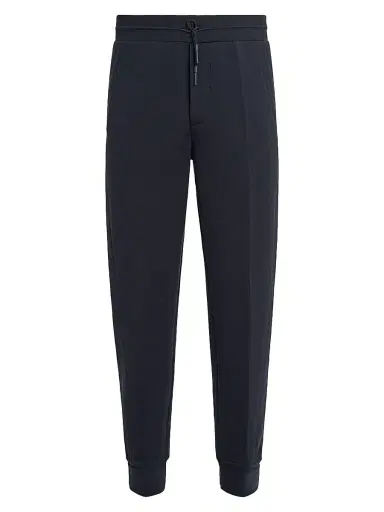 Zegna Men's High Performance Wool Blend Joggers - Navy Blue - Size XXL | Thumbnail 1 Zegna Men's High Performance Wool Blend Joggers - Navy Blue - Size XXL | Thumbnail 1