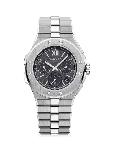 Chopard Men's Alpine Eagle Chronograph Stainless Steel & Grey-Dial Bracelet Watch - Stainless Steel | Thumbnail 1 Chopard Men's Alpine Eagle Chronograph Stainless Steel & Grey-Dial Bracelet Watch - Stainless Steel | Thumbnail 1