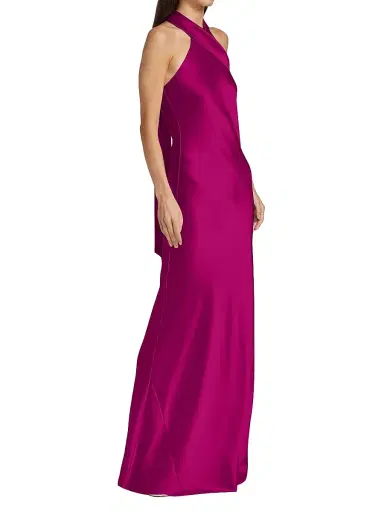 GALVAN LONDON Women's Pandora Asymmetrical Bias Cut Dress | Thumbnail 4 GALVAN LONDON Women's Pandora Asymmetrical Bias Cut Dress | Thumbnail 4